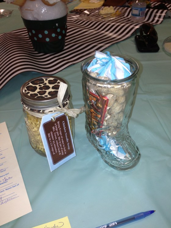 Cleaned up in the prize department. Baby shower games are my jam. 