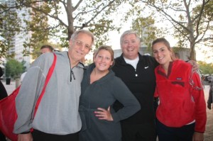 Father daughter duos before the race! 
